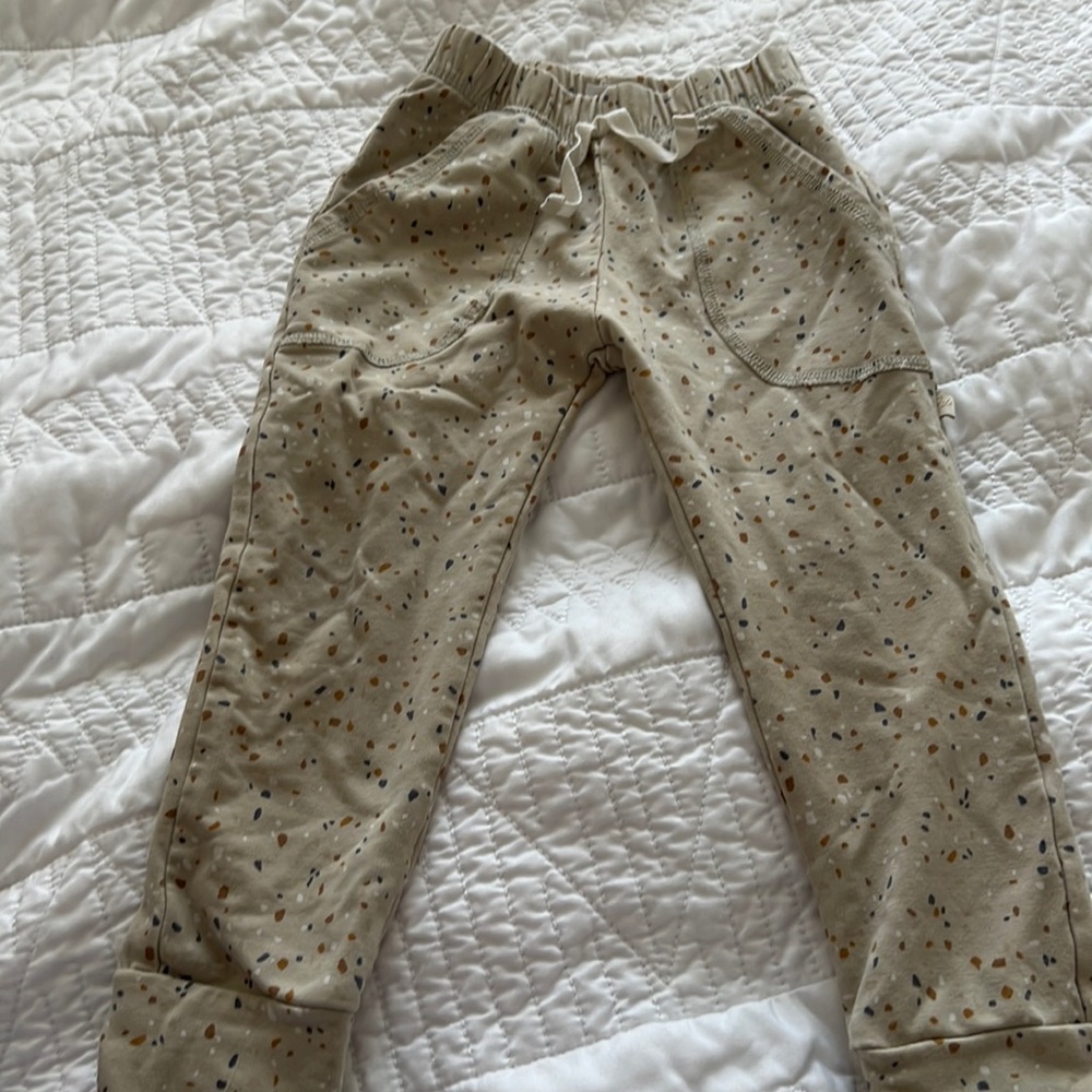 Terrazzo print leggings